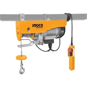Aparejo Electrico 500kg 900w Ingco Eh5001 Amarillo
