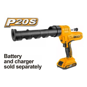 Pistola Ingco 20v Aplicar Silicona En Pomo Ingco Ccgli2001-smf