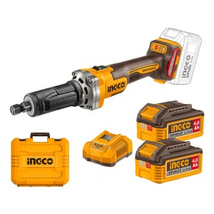 Amoladora Recta 6mm + Accesorios Valija Ingco Cdgli20012