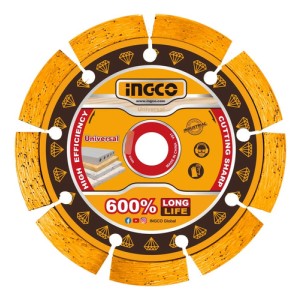 Disco Diamantado 4-1/2 Corte Humedo Y Seco Ingco Dmd071151