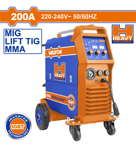 Soldadora Inverter Mag/mig/mma/tig 200a Wadfow Wgtmwa20 - Imagen 2