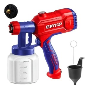 Pistola Para Pintar Látex Emtop 4w Pico De Bronce