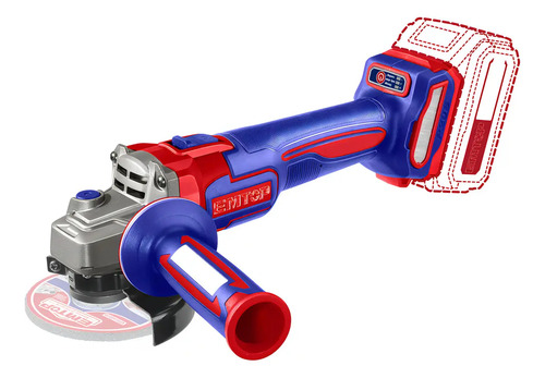 Amoladora Angular Inalámbrica Emtop 115mm Elag27153