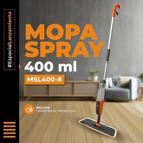 Mopa Trapeador Spray 400cc Repuestos Lusqtoff - Imagen 4