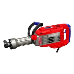 Martillo Demoledor 1700w 50j 14kg Enc Hexagonal Emtop Color Rojo