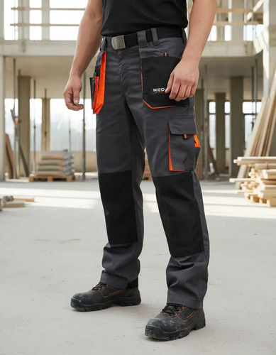 Pantalon De Trabajo Cargo Industrial Reforzado Bolsille- Lnf - Imagen 6