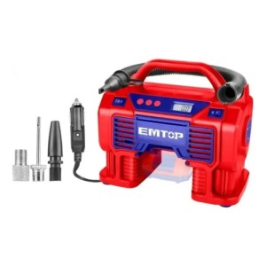 Mini Compresor Portátil Inalámbrico Emtop De 1 Psi,