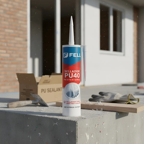Sellador Poliuretánico Pu40 Pintable Blanco 300ml - Lnf - Imagen 2