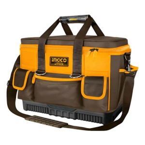 Bolso Industrial Porta Herramientas 16 PuLG Ingco Htbg10 Amarillo