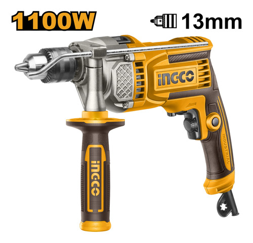 Taladro 13mm Percutor 1100w Vel/var 3000rpm Ingco Id110028 - Imagen 2