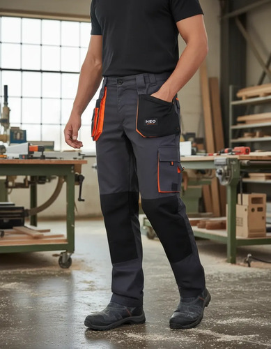 Pantalones De Trabajo Cargo Reforzado Neo Safety Unisex