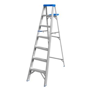 Escalera Pintor 7 Escalones 150kg Bandeja Wadfow Wld4h07