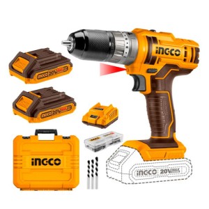 Atornillador Percutor Y Mandril Metal 20v Ingco Cidli201452