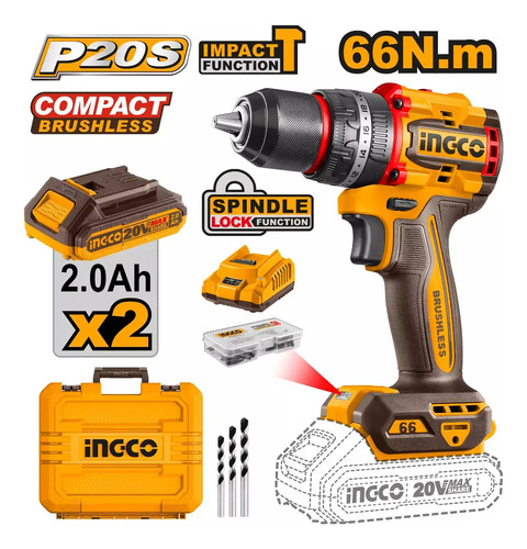 Ingco CIDLI20668 Kit - Imagen 2