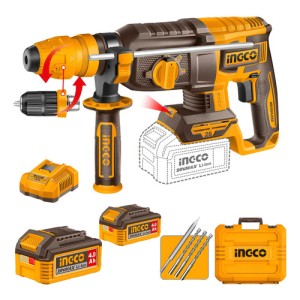 Rotomartillo 2.5j Sds Plus Bat/car + Acce Ingco Crhli202689