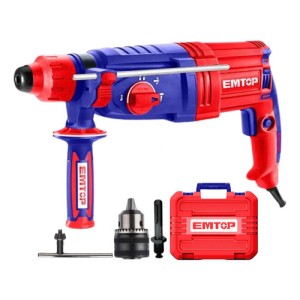 Rotomartillo Emtop De 9w Sds Plus Portabrocas Y Maletín