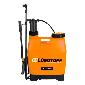 Pulverizador Fumigador Manual Mochila 16 Litros Lusqtoff Color Naranja