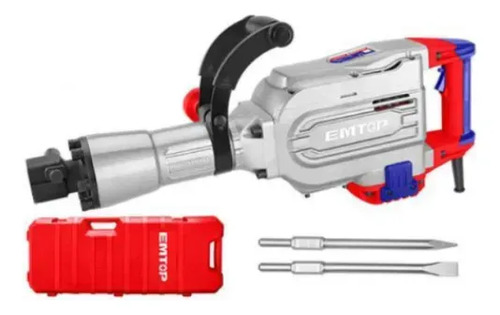 Martillo Demol.1700w (16kg) Edbrh1701 Emtop Rojo - Imagen 2