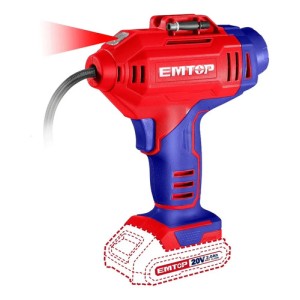Compresor Pistola Inflador A Bateria S/bat P/autos Emtop