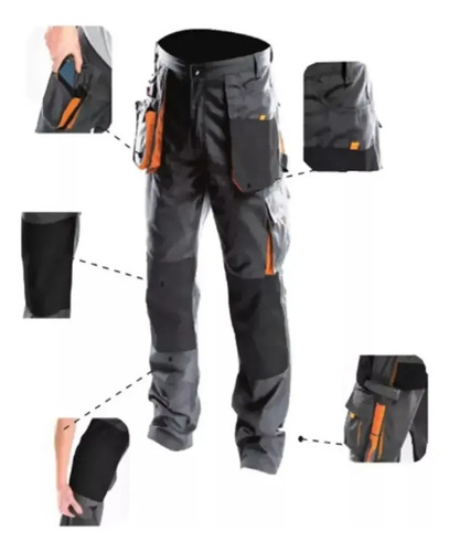 Pantalones De Trabajo Cargo Reforzado Neo Safety Unisex - Imagen 5