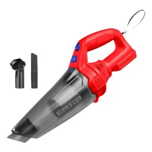 Aspiradora Inalámbrica Emtop Para Auto 0ml Roja Sin Bolsa