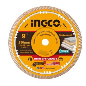 Disco Diamantado 9 355mm Eje 22.2mm Ingco Dmd062301