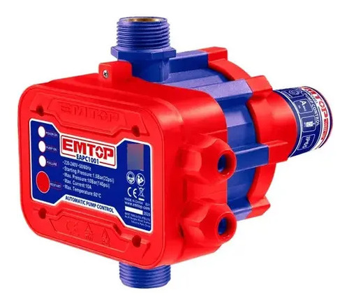 Control Emtop Automatico De Presion 10bar Para Bomba Sensor