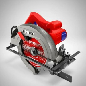 Sierra Circular 185mm 7 1/4 1200w Emtop Rojo 60
