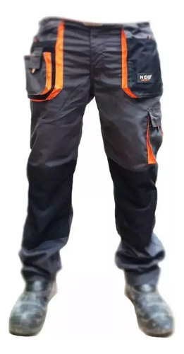 Pantalon De Trabajo Cargo Industrial Reforzado Bolsille- Lnf - Imagen 4
