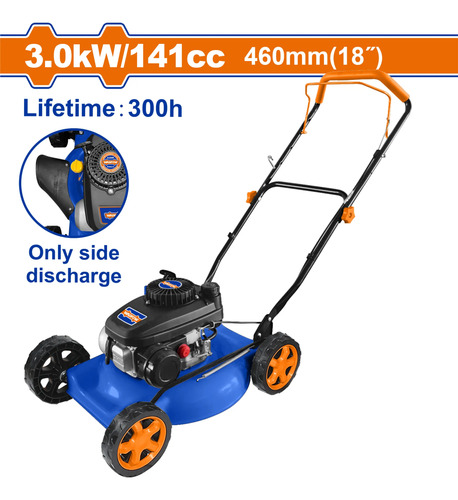 Corta Cesped A Gasolina 3.0kw 141cc 18 Wadfow Wgm2a18 - Imagen 2