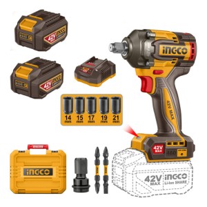 Llave Impacto 460nm 42v + Acces + Valija Ingco Ciwli42462